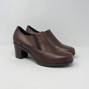 Dansko Noelle Kahlua Pull On Shootie Ankle Boot Womens 40/9.5 Dark Brown Leather